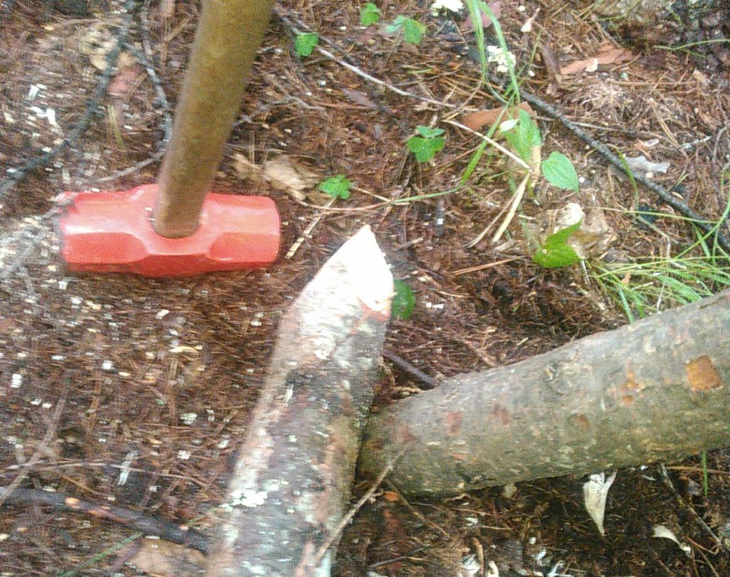 シイタケの原木に使う杭