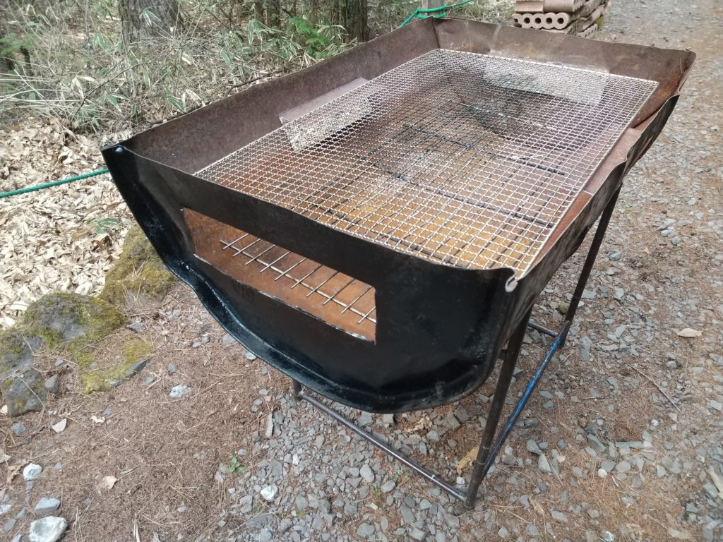 最安値 調理器具 (火バサミ45cm Aセット 100Lドラム缶 BBQ台 焼肉台 ...