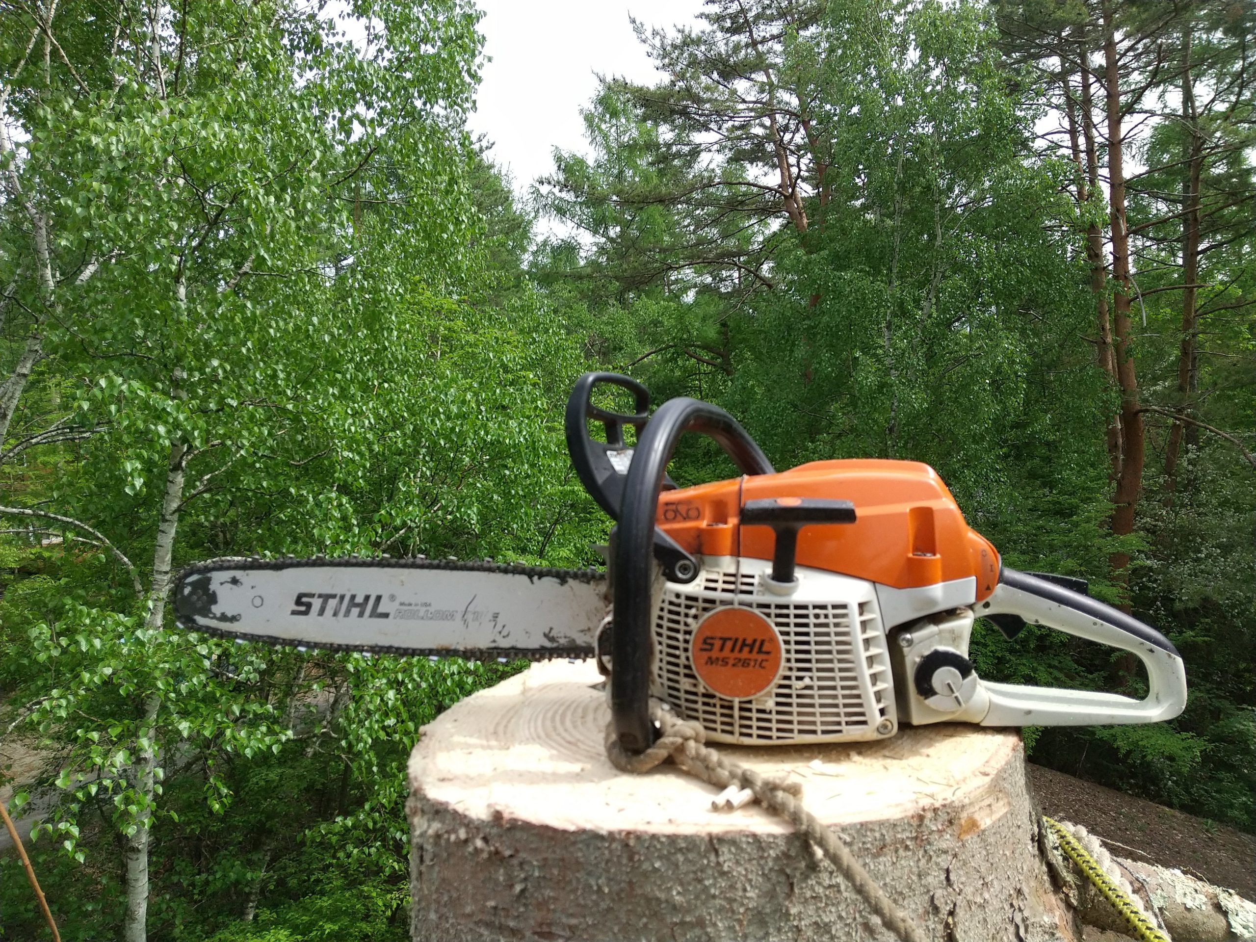 Stihl スチール ms261c チェーンソー 16インチバー 替刃10本付 - その他